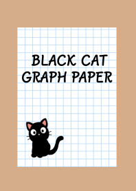 BLACK CAT GRAPH PAPER-LIGHT BROWN