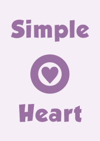 Simple Heart [Purple] 181