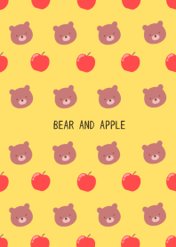BEAR AND APPLE Theme/YELLOW