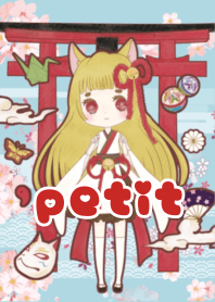 petit doll fox shrine maiden