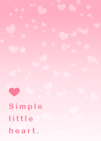 Simple little heart(pink)