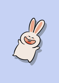 little rabbit on green grass.