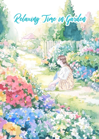 Relaxing Time in Garden