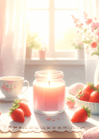 Strawberry Aromatherapy Candles