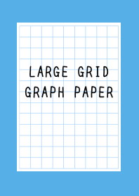 LARGE GRID GRAPH PAPER-BLUE