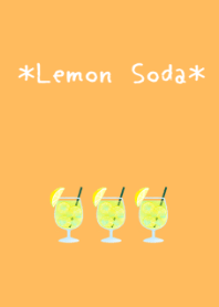 レモンソーダ／レモネード【オレンジ】