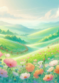 Beautiful nature  flower field no.44