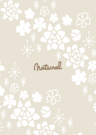 A flower shines slant beige2 from Japan