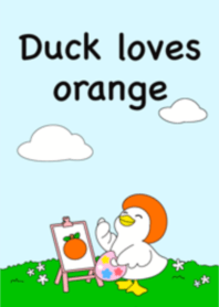 Duck loves orange ll