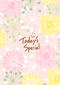 North European floral Pink smile Japan