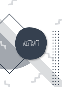 Abstract White Oxford Blue 3