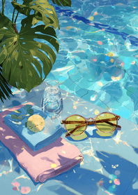 Green Poolside Summer Essentials