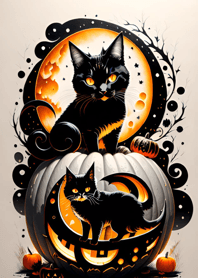 halloween cat f739A1