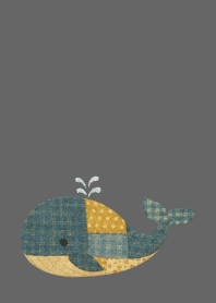 Whale's Outing on black