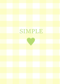 SIMPLE HEART -check kiirokimidori(JP)