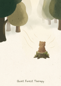 quiet forest therapy