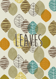 北欧風葉っぱ -leaves-