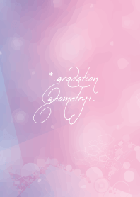 Gradation Geometry -pink- (F)