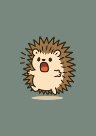 Cute Surprised Hedgehog#6