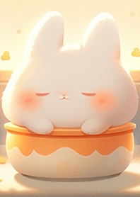 몽환적이고 상냥한 토끼-5