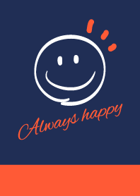 Always happy -Navy&Orange 2-