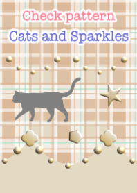 Check pattern<Cats and Sparkles>