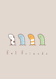 Eel Friends (col)/beige.