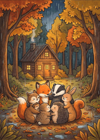 stampAI-autumn forest-TKXi2z