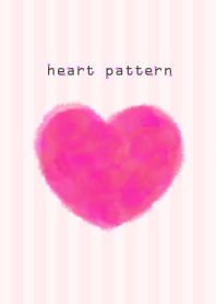 heart pattern6- watercolor-