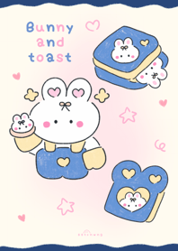 Bunny and toast  :)