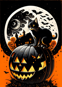 halloween cat 0bDC3a