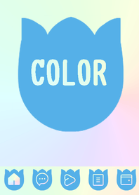 blue color rainbow R15