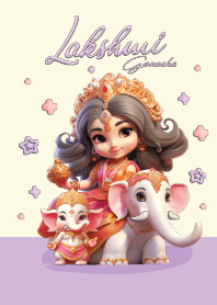 พระแม่ลักษมี & พระพิฆเนศ V.2 (วันเสาร์)