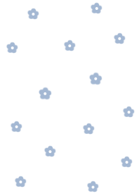 flower pattern #whiteblue