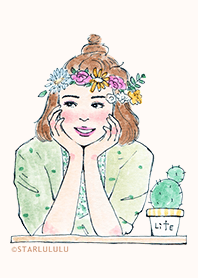 The flower girl