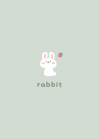Rabbits2 Strawberry - green