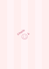 Smile Moon =Pink= Stripe