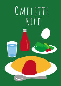 Omelette rice