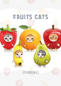 Fruits Cats (zZZ)  - B&W 1-1