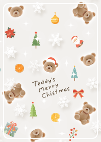 beige Teddy's Merry Christmas 03_2