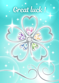 全運気up 幸運を呼ぶ銀色の花 Line 着せかえ Line Store