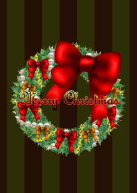 Christmas wreath -Red-