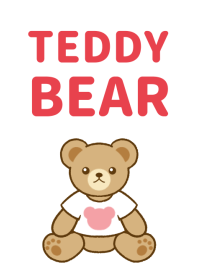 Teddy Bear[Red T-shirt]J