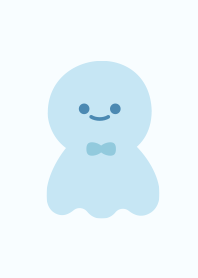 Cute teru teru bozu simple Blue