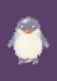 ペンギンのドット絵のきせかえ Purple 05