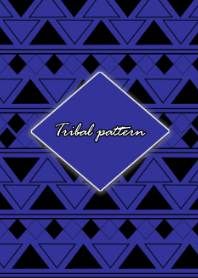 Tribal pattern -Blue-