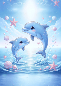 Ocean Baby Dolphins