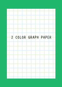 2 COLOR GRAPH PAPER-BLUE&GR-GREEN-WHITE