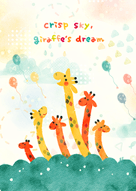 crisp sky, giraffe's dream