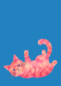 A depressed cat02 blue